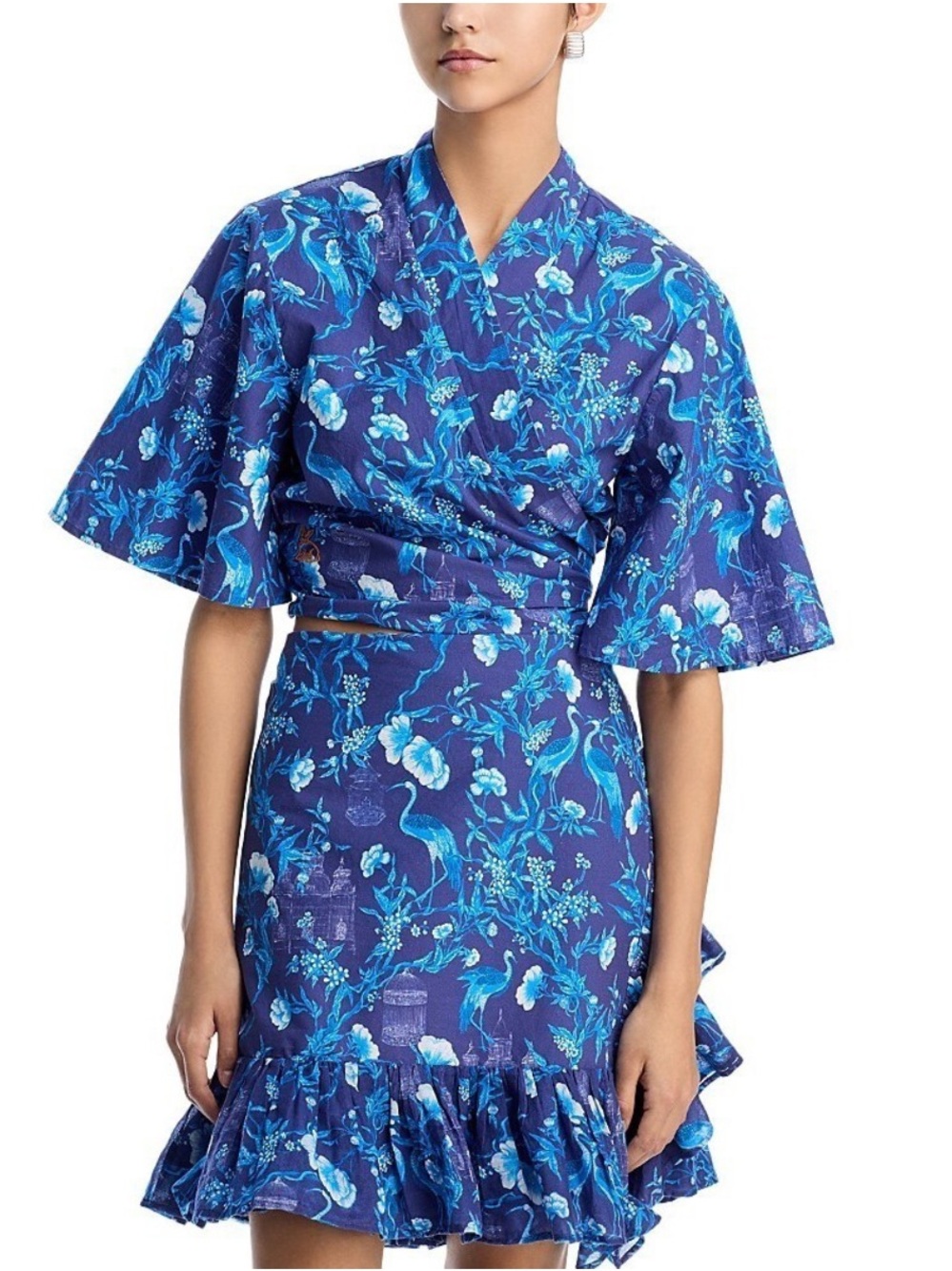 Coniglio Palm Beach Power Ruffle Wrap Pareo short